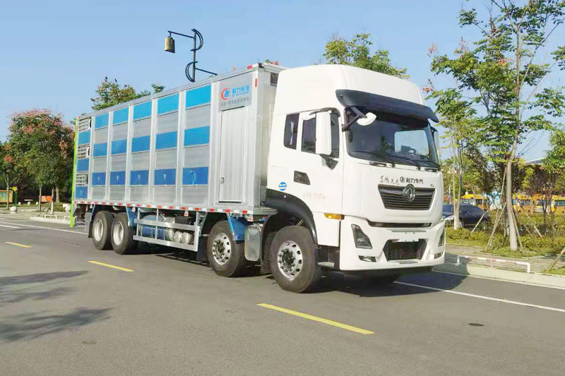 东风天龙9.6米畜禽运输车（运猪车）